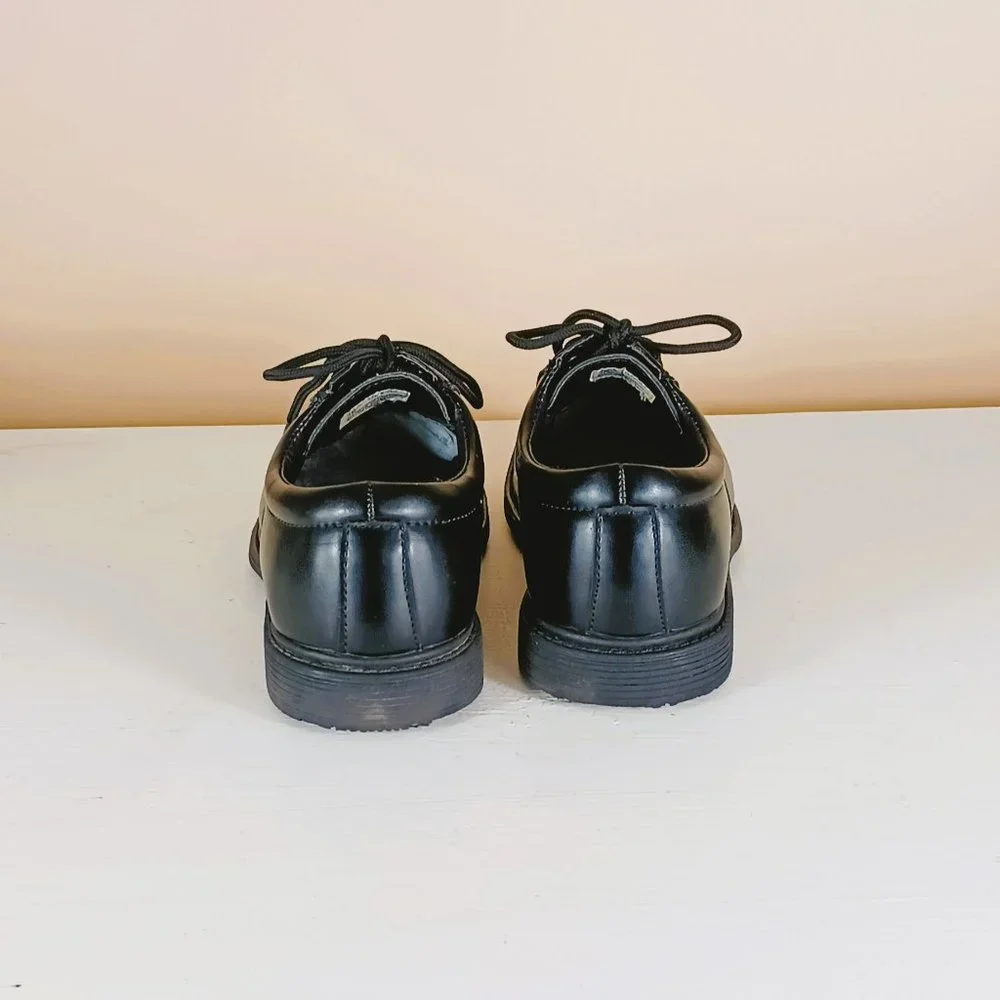 Stacy Adams Boys Black Oxford Shoes 4 Lace Up Dress Shoes